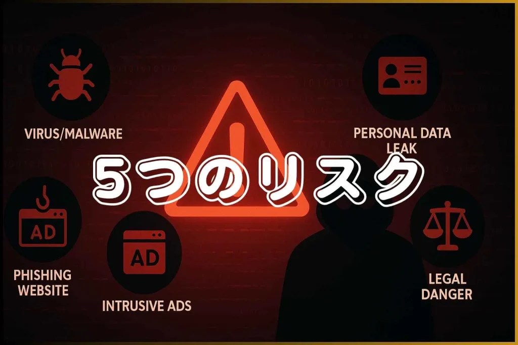 無料アダルトサイトに潜む5つのリスク