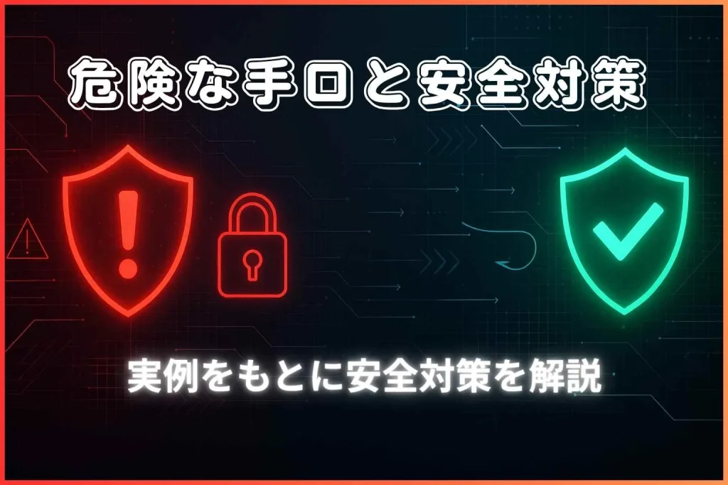 危険な手口に対する安全対策