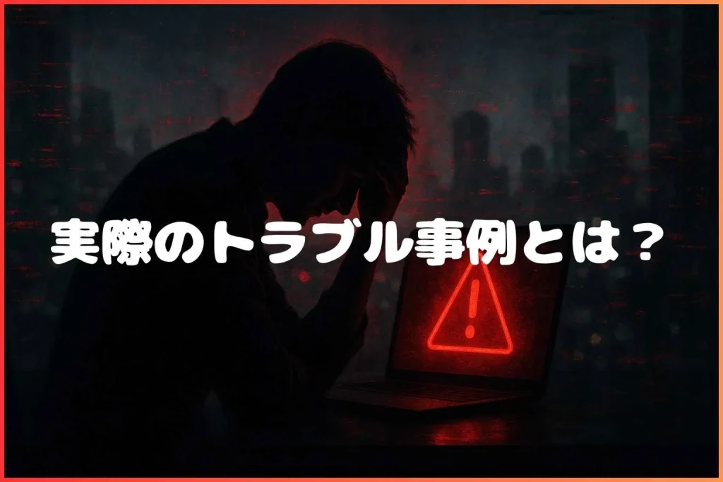 無料アダルトサイトを利用し、実際にあったトラブル事例