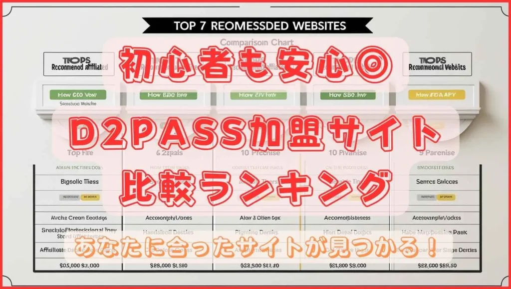 D2PASS加盟サイトランキング