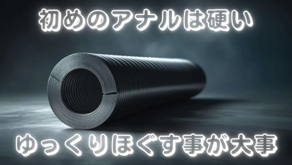アナルは筋肉で硬いもの