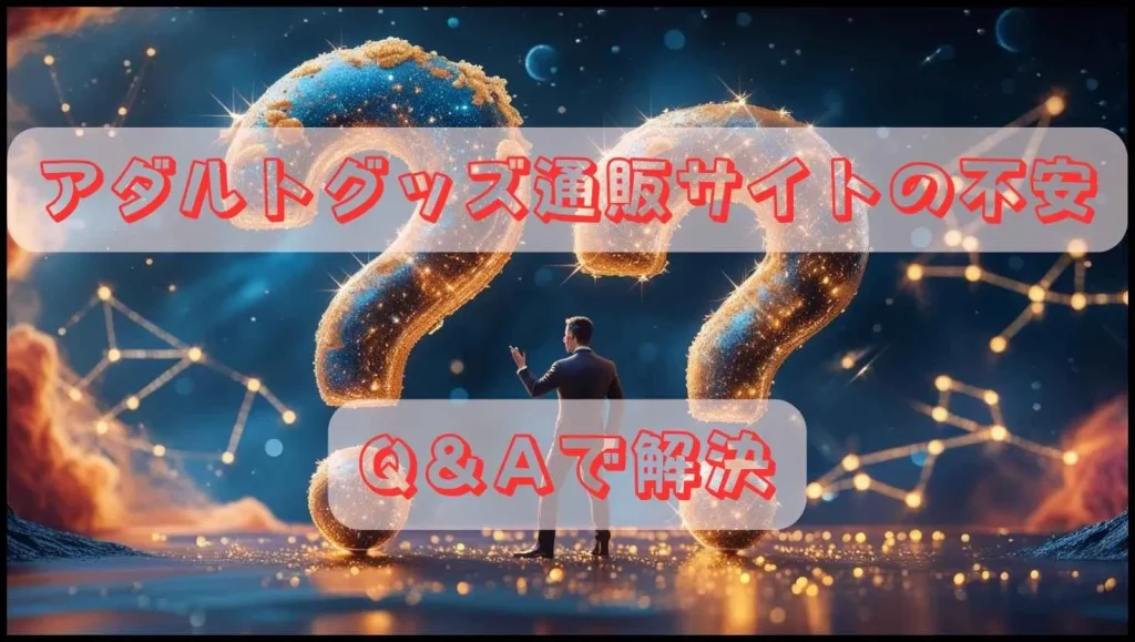 アダルトグッズ通販サイト利用時の不安をQ＆Aで解決