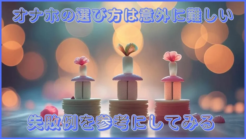 オナホの選び方（失敗例）