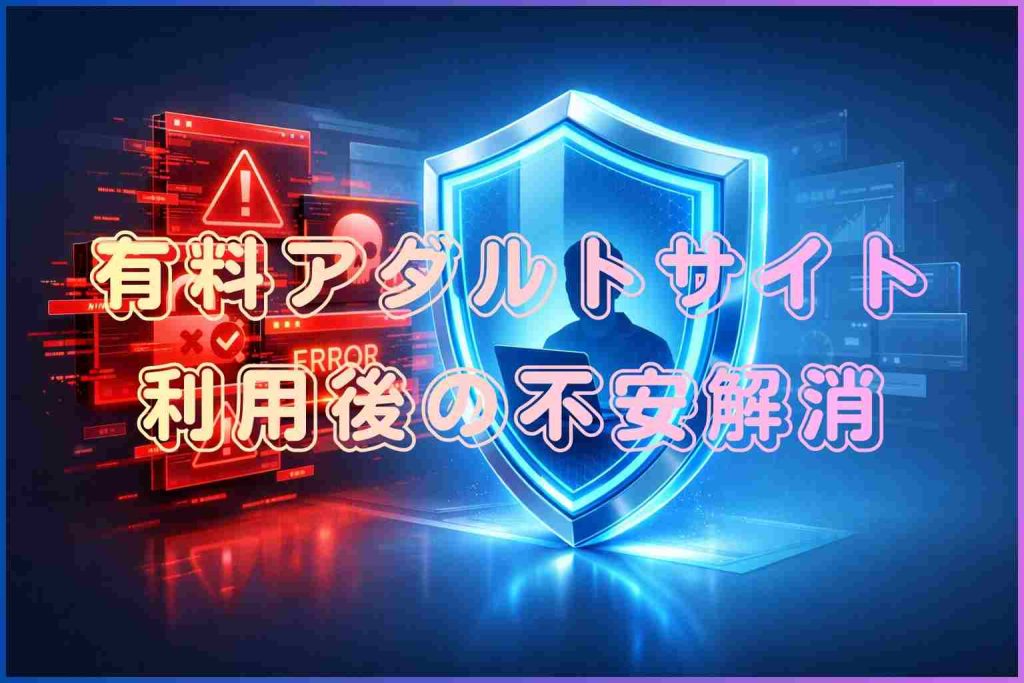 有料アダルトサイトでの不安解消