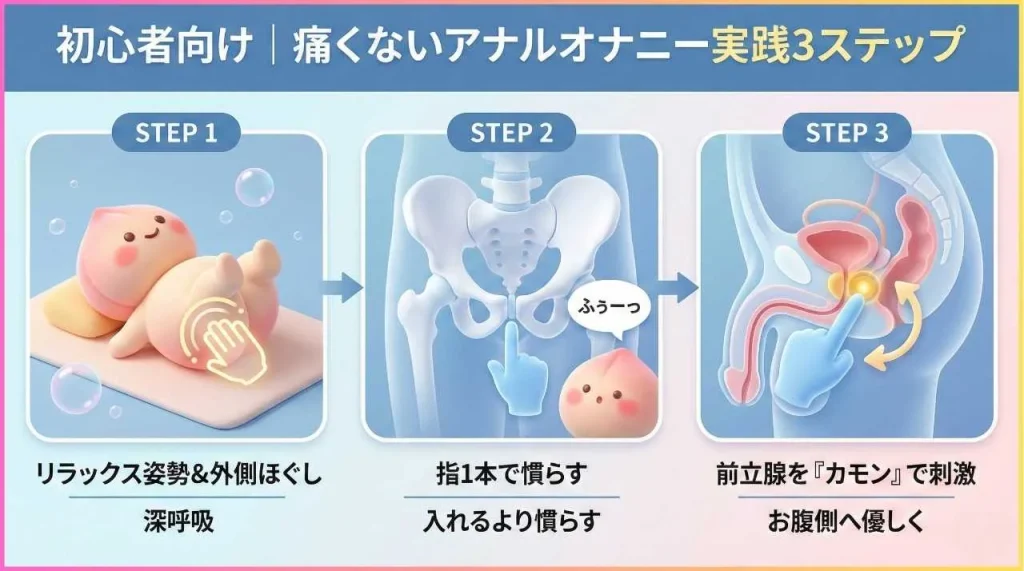 アナルオナニー実践ステップ