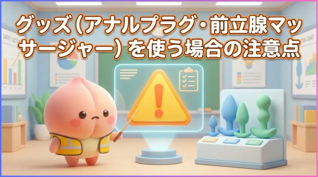 アナルグッズを使う時の注意点
