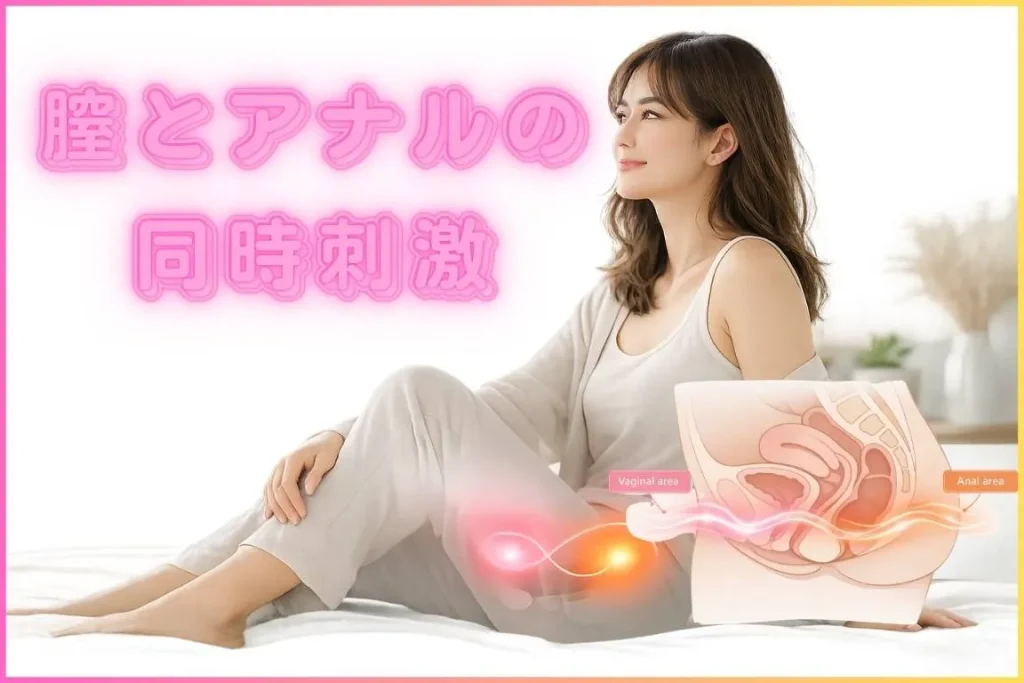 膣とアナルの同時刺激