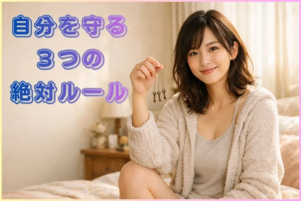 女性が自分を守るための３つのルール