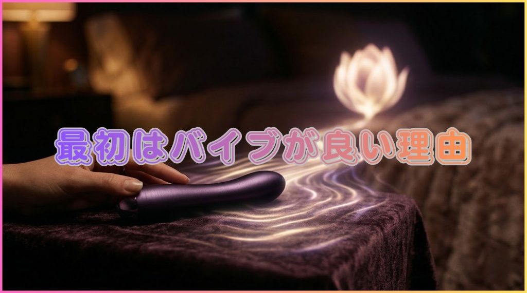 最初はアナルバイブが良い理由