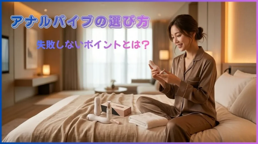 アナルバイブの選び方