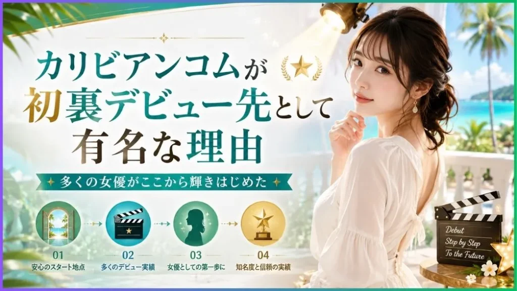 カリビアンコムが初裏デビュー先として
